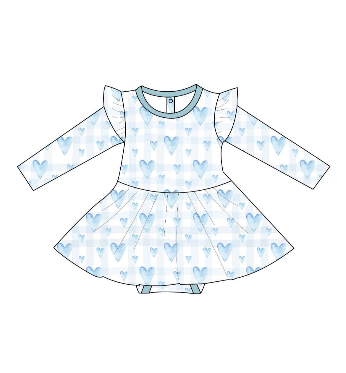 Dreamy Blues Dress