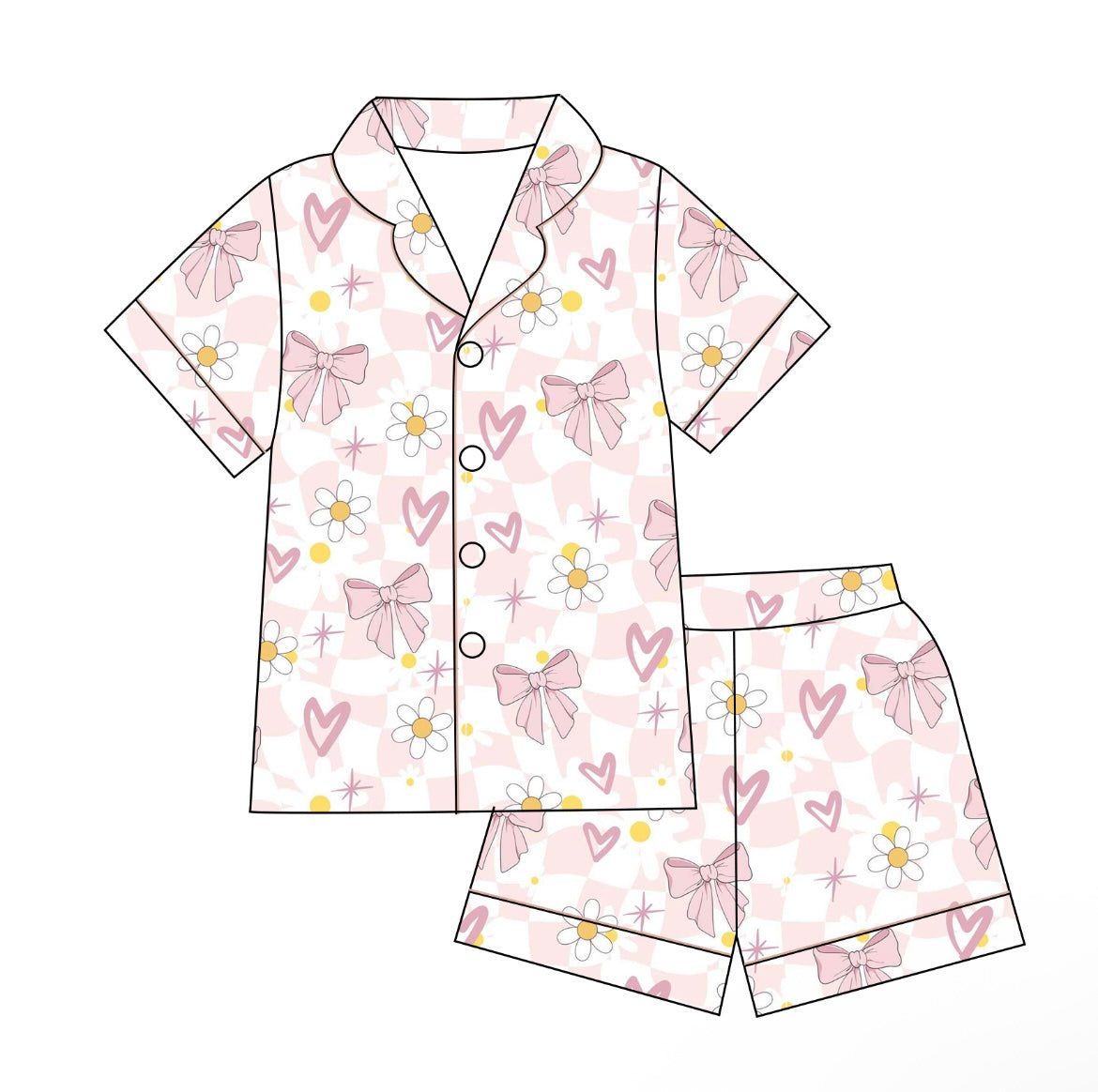 Blush and Bloom PJ Set