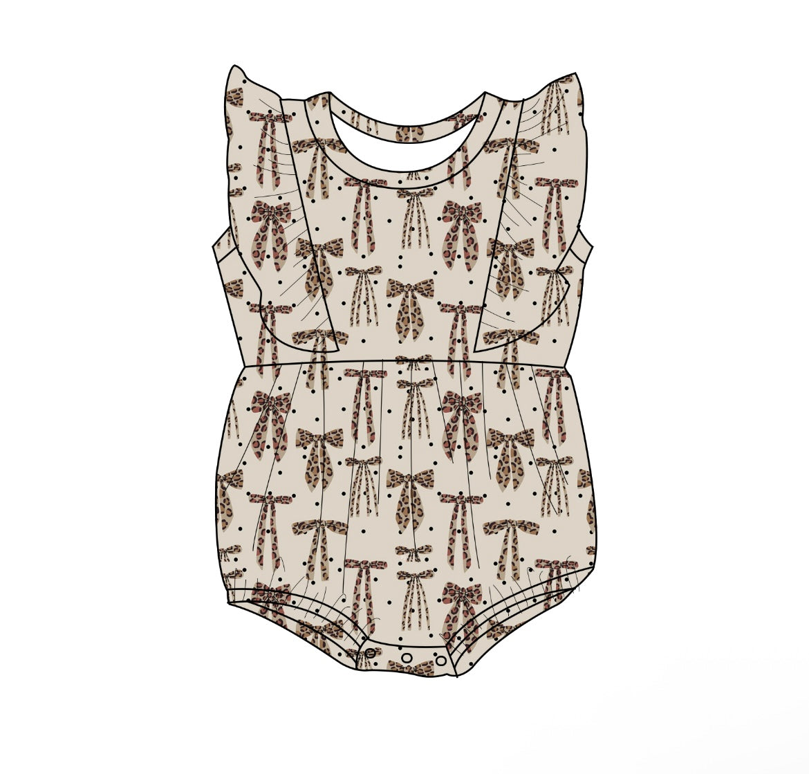 Sleepy Safari - Bubble romper