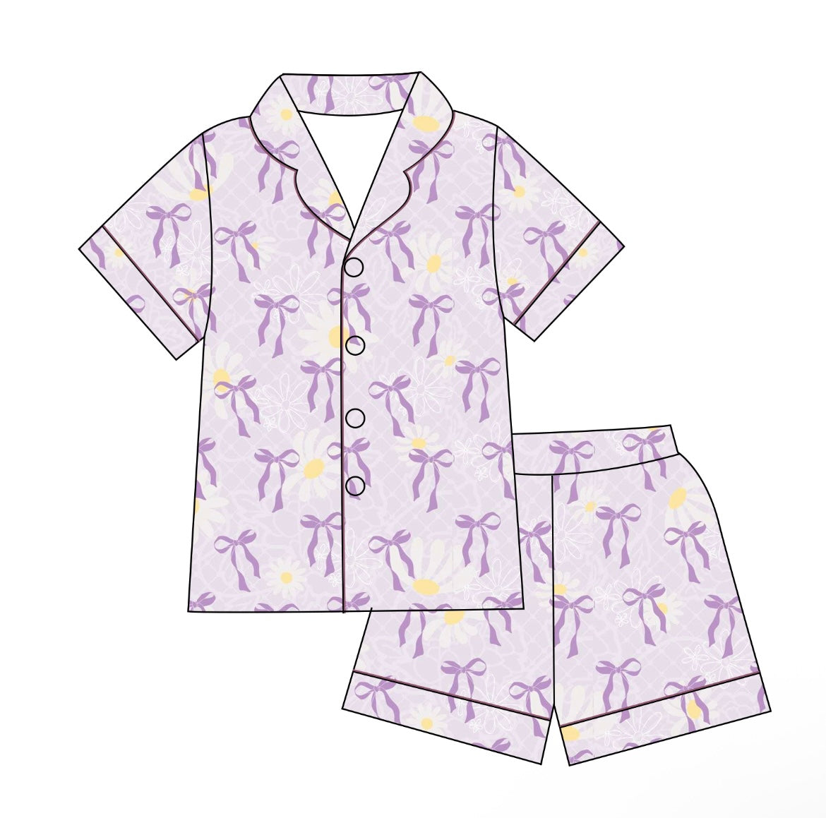 Lilac Lace PJ Set