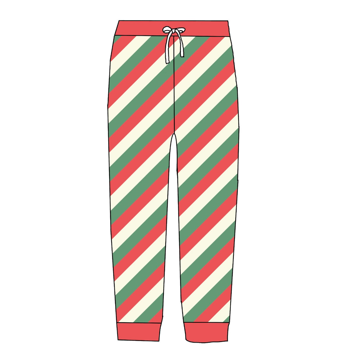 Candy Cane Traditions Joggers