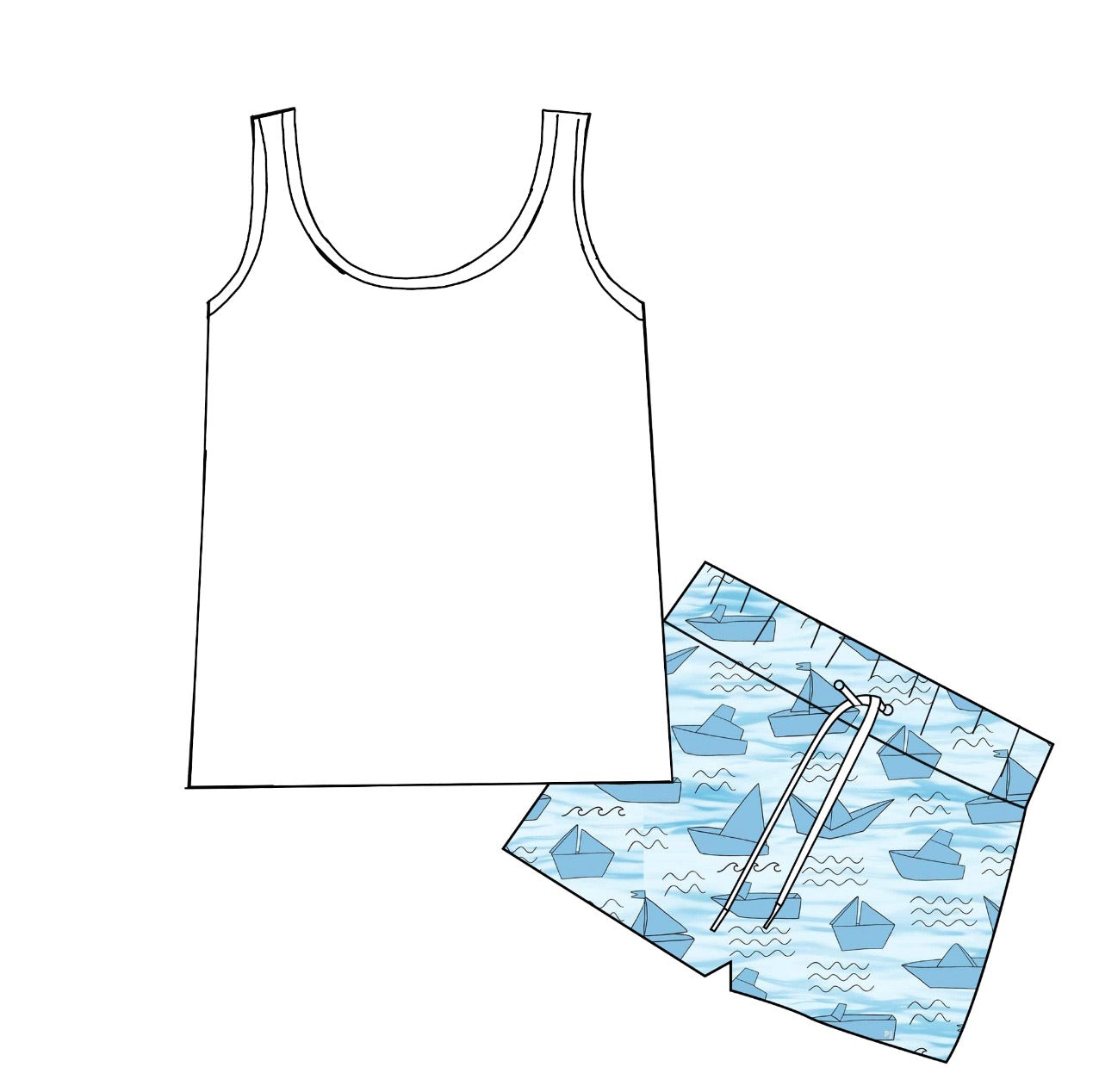 Skilled Sailor- PJ Set