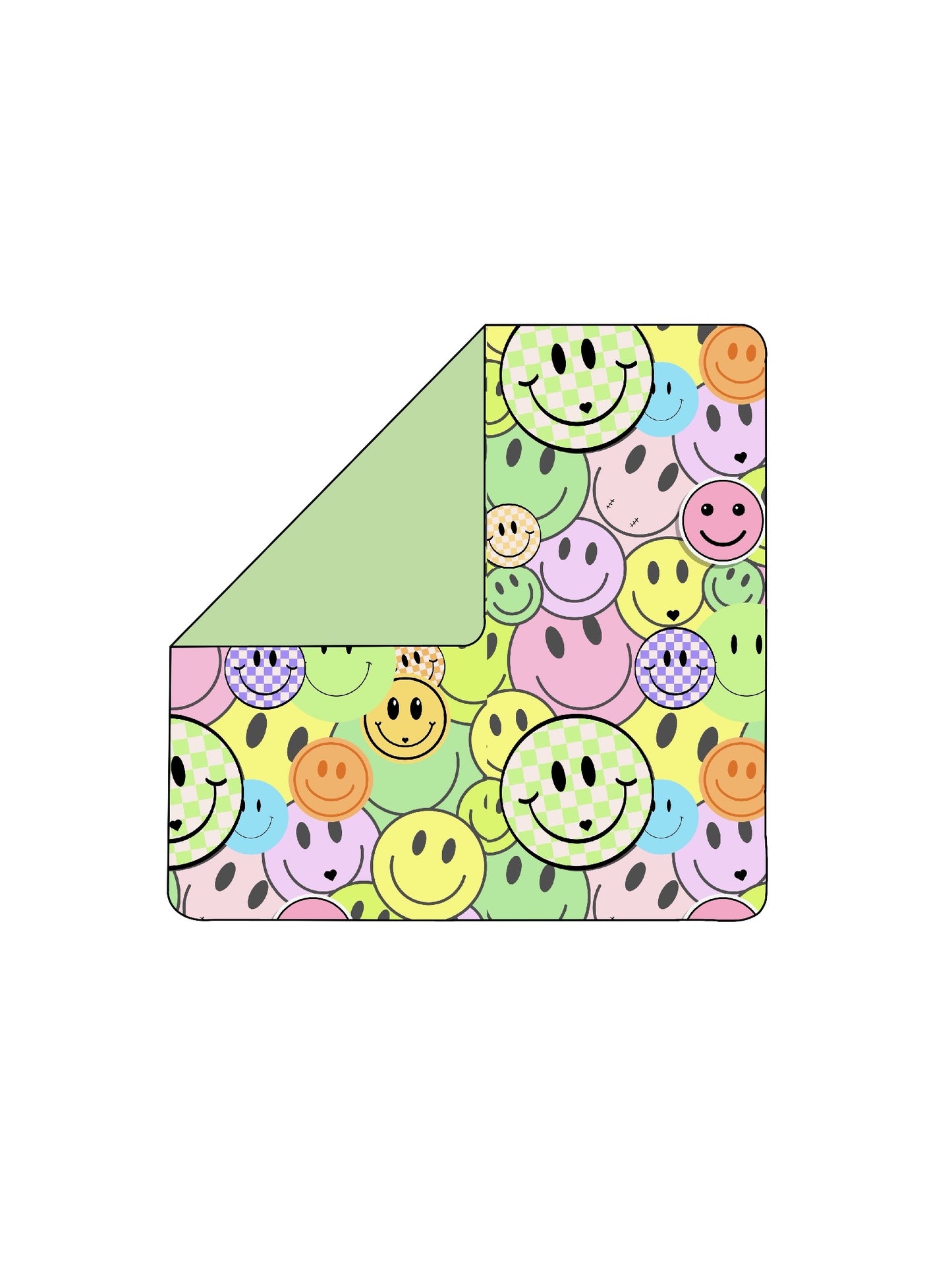 Smiles Army blanket