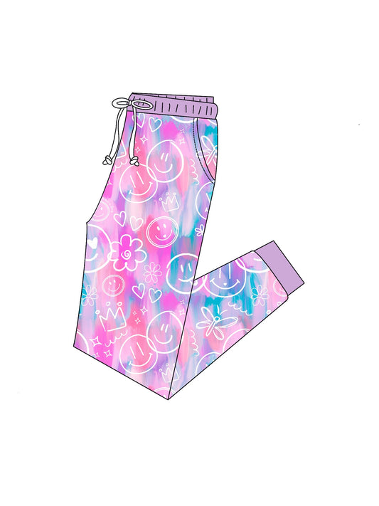 Smiles All Around Adult Joggers