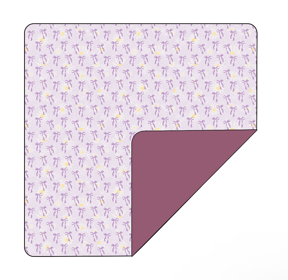 Lilac Lace Blanket