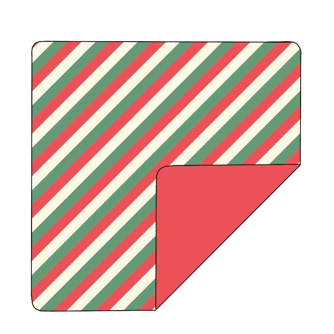Candy Cane Traditions Blanket